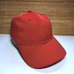 lululemon Ball Cap Hat Tomato Red Lined Adjustable Unisex